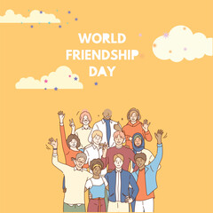 Orange Colorful International Day Of Friendship