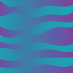 Abstract Turquoise and Purple Wavy Lines Background