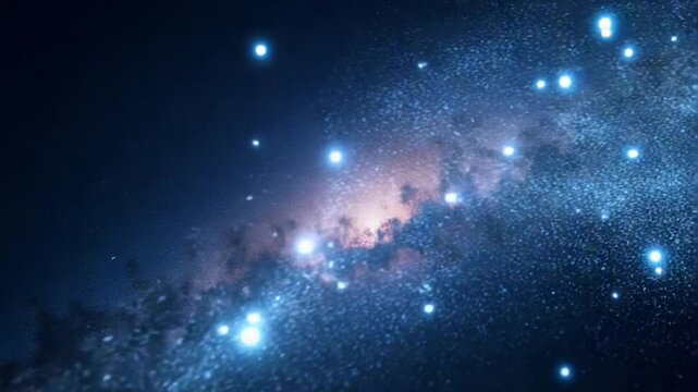 Milky Way Galaxy with Star Particles
