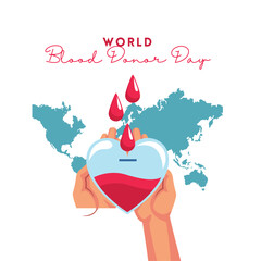 Red Minimal Blood Donor Day