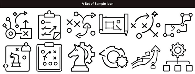 Collection of Strategic Planning Icons