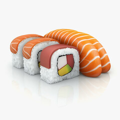 High-angle shot of beautifully arranged assortment of sui sui rolls for a colorful and flavorful dining experience