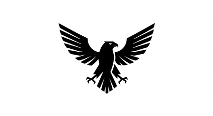 Fototapeta premium Eagle silhouette graphic design