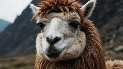 Fototapeta premium Lama photo