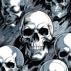 skull vector art for design needs