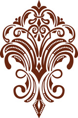 Beautiful flower art and mandala vector design