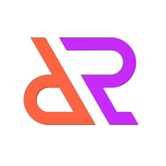 Web line modern color full letter logo design