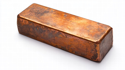 Raw Copper Bar: A close-up shot showcases a raw copper bar, revealing the texture and luster of the metallic element.