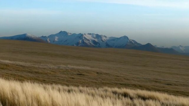 Mountains to the sea in the Chukotka region