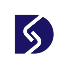 Web line modern color full letter logo design
