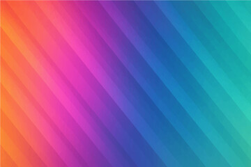 Abstract colorful background with lines showcases a bright rainbow spectrum in a geometric vector design