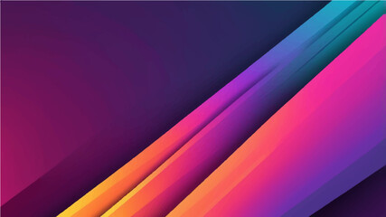 Fototapeta premium Abstract gradient diagonal lines background.