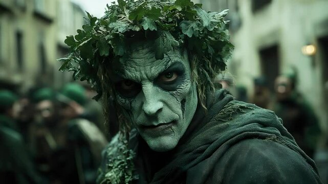 A fantasy creature looking at the camera