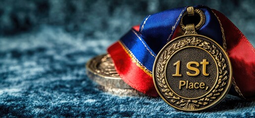 Bronze medal first place ribbon