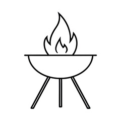 fire pit table drawing