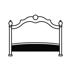 Obraz premium headboard upholstered style