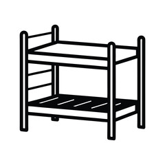 loft bed modern © JONAS
