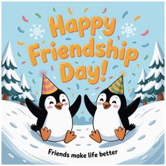 Fototapeta premium International Day of Friendship flyer 12.eps