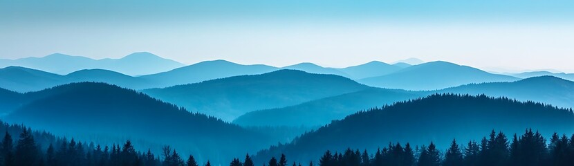 Fototapeta premium mountains in the morning