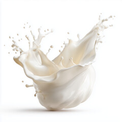 Milk Splash: A Whimsical and Nutritious Drink , isolated on white background png