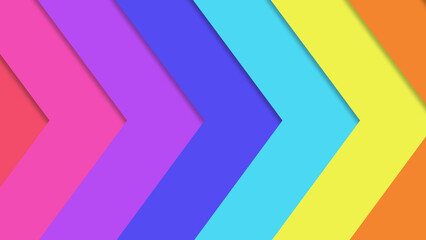 矢印が流れるイラスト