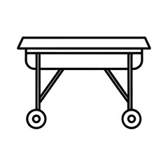 trolley table wheels