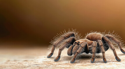 Close Illustration Tarantula Foot Hair