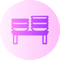 plates gradient icon
