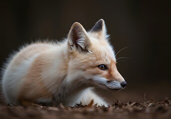 Fototapeta premium Albino Fox Portrait