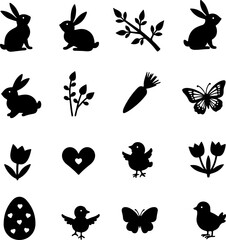 Happy Easter Bunny Wreath" Vector design