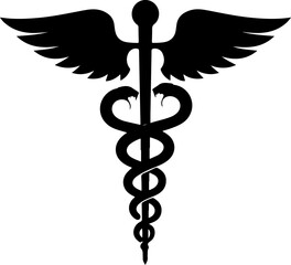 Medical Emblem of Healing" vector