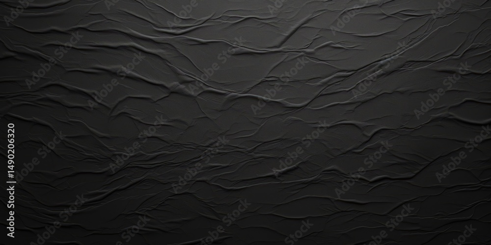 Poster textured black background with intricate patterns showcasing depth and visual interest for creative 