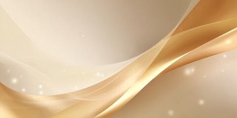 Subtle and sleek background design featuring a gradient from subtle gold to champagne, with space for overlay text.