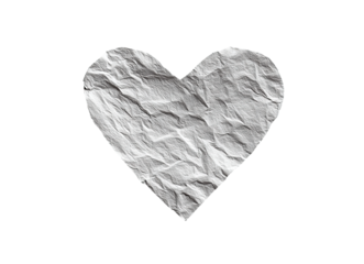 Paper heart plaster