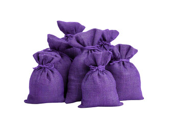 purple money sacks