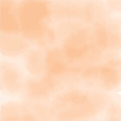 Soft Peach Colored Watercolor Vector Background With Gentle Gradient Texture. A softly textured abstract background in peach tones, perfect for design projects or as a backdrop. Features a gradient 