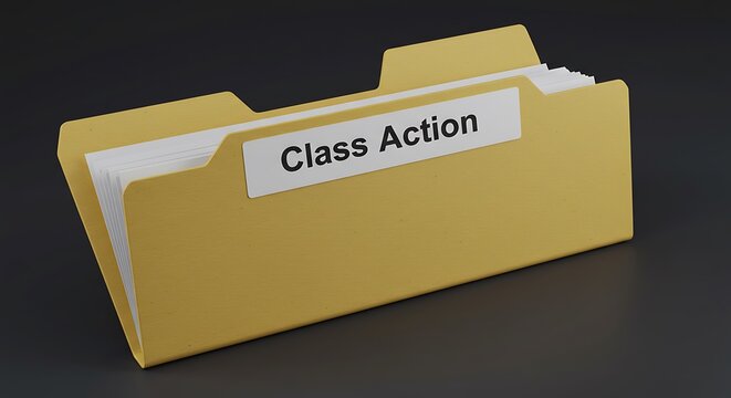 Class Action Lawsuit Document Folder - Legal Case File for Litigation and Justice