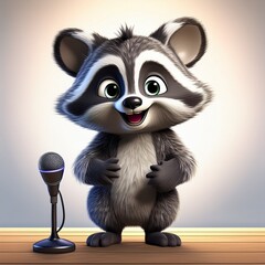 Waschb&auml;r macht Comedy