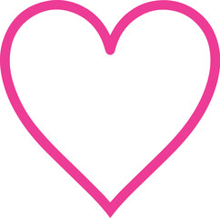 pink heart shape