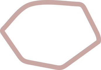 geometric boho style element