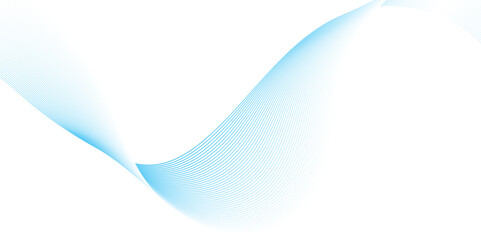 Abstract blue linear wave patterns on a white background. minimalist texture, creating a modern technology background. Design element. Vector. Illustration.