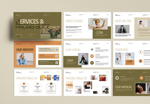 Services Guide Presentation Template