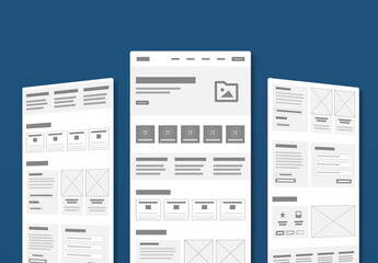 Wireframe for Ecommerce Website Design