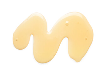 Shower gel on white background
