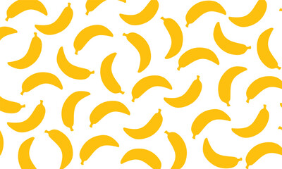 Bananas seamless pattern. Banana vector. Seamless Bananas for Wallpaper, Wrapping, Web Design, Textile, Fabric, Tile, Tablecloth