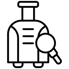 luggage line icon