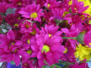 Obraz premium カラフルな造花の花束