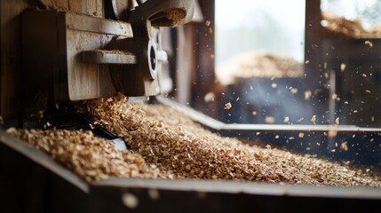 Rotating grinding disc for mechanical pulp production with wood shavings