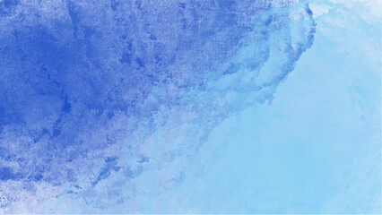 Blue watercolor background with copyspace for your design. vector.