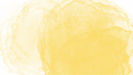 Yellow watercolor background with copyspace for your design. vector.